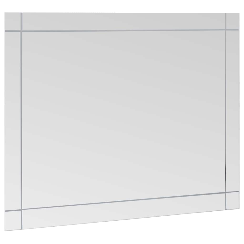 Wall mirror 80x60 cm glass