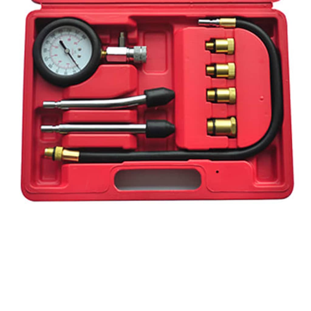 Kit de test de compression 9 pièces pour moteurs à essence