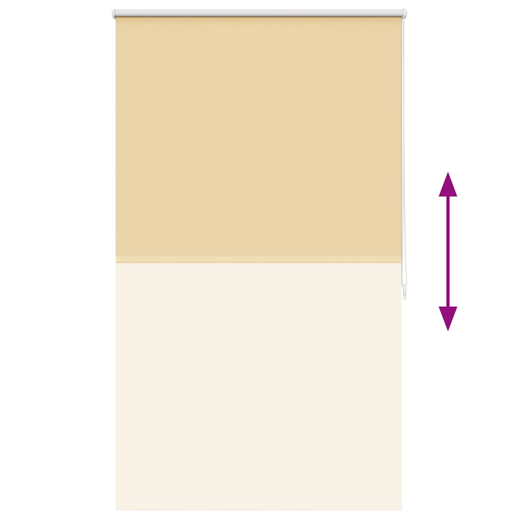 Store occultant 84,4 x 175 cm, largeur de tissu 80 cm, beige