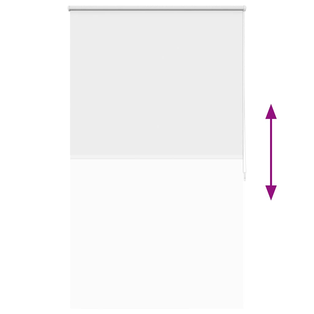 Blackout roller blind 104.4 x 175 cm, fabric width 100 cm, white