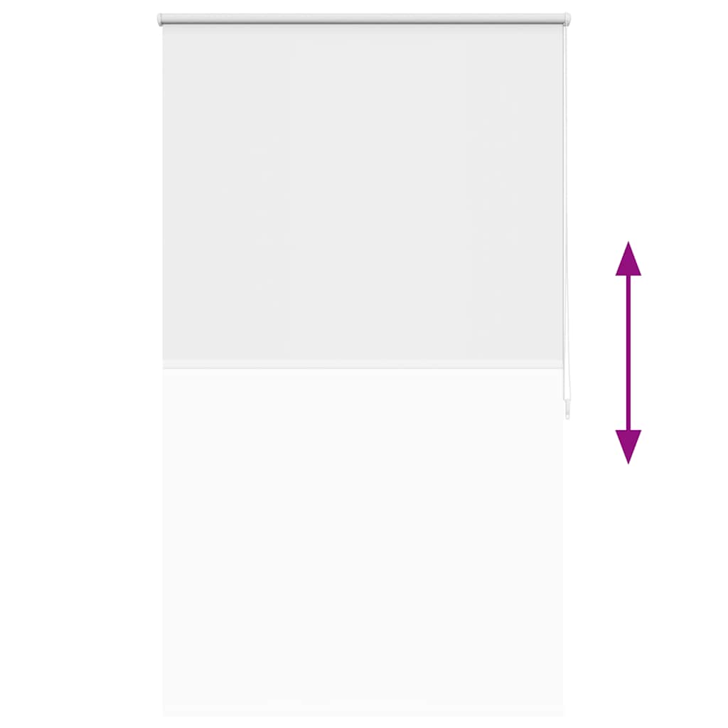 Verdunkelungsrollo 124,4 x 175 cm, Stoffbreite 120 cm, Weiß