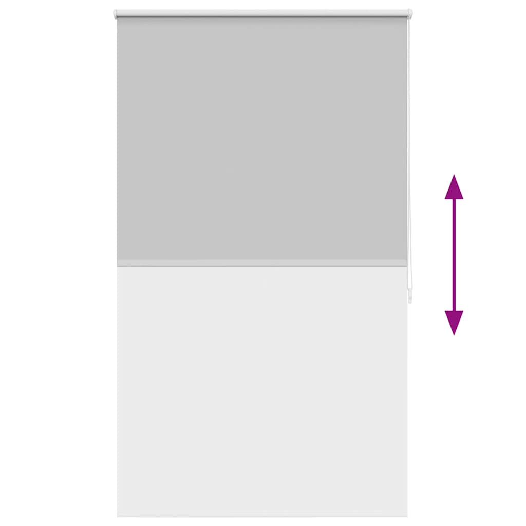 Store occultant 124,4 x 175 cm, largeur du tissu 120 cm, gris