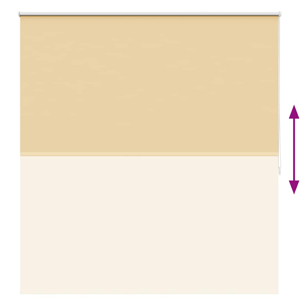 Store occultant 144,4 x 175 cm, largeur du tissu 140 cm, beige