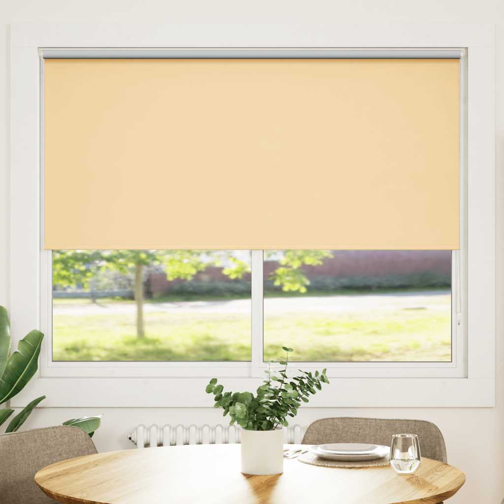 Store occultant 144,4 x 175 cm, largeur du tissu 140 cm, beige