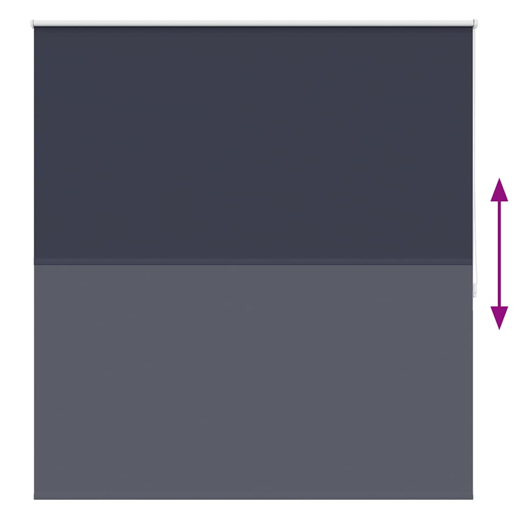 Blackout Roller Blind 144.4 x 175 cm, Fabric Width 140 cm, Navy Blue