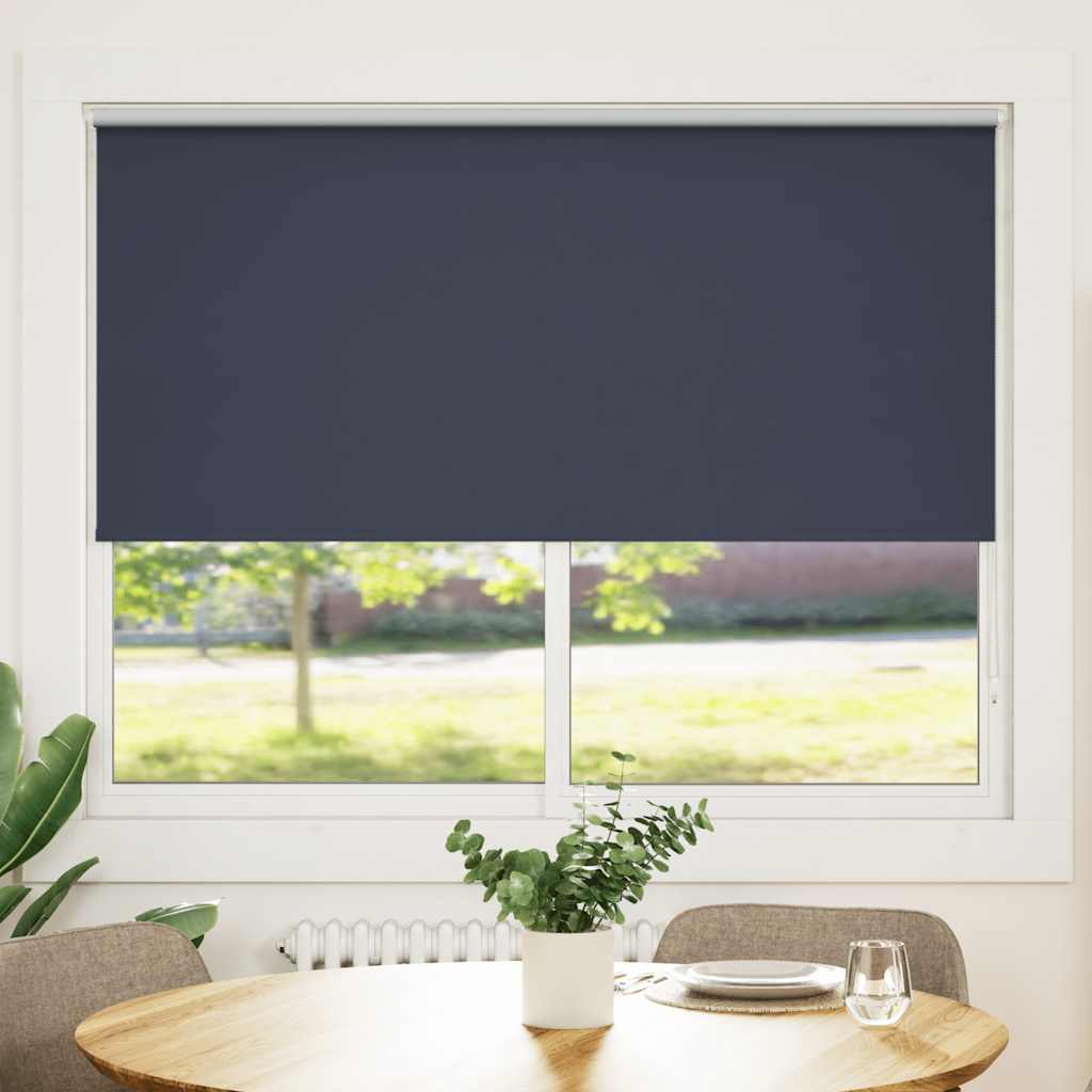 Verdunkelungsrollo 164,4 x 175 cm, Stoffbreite 160 cm, Marineblau