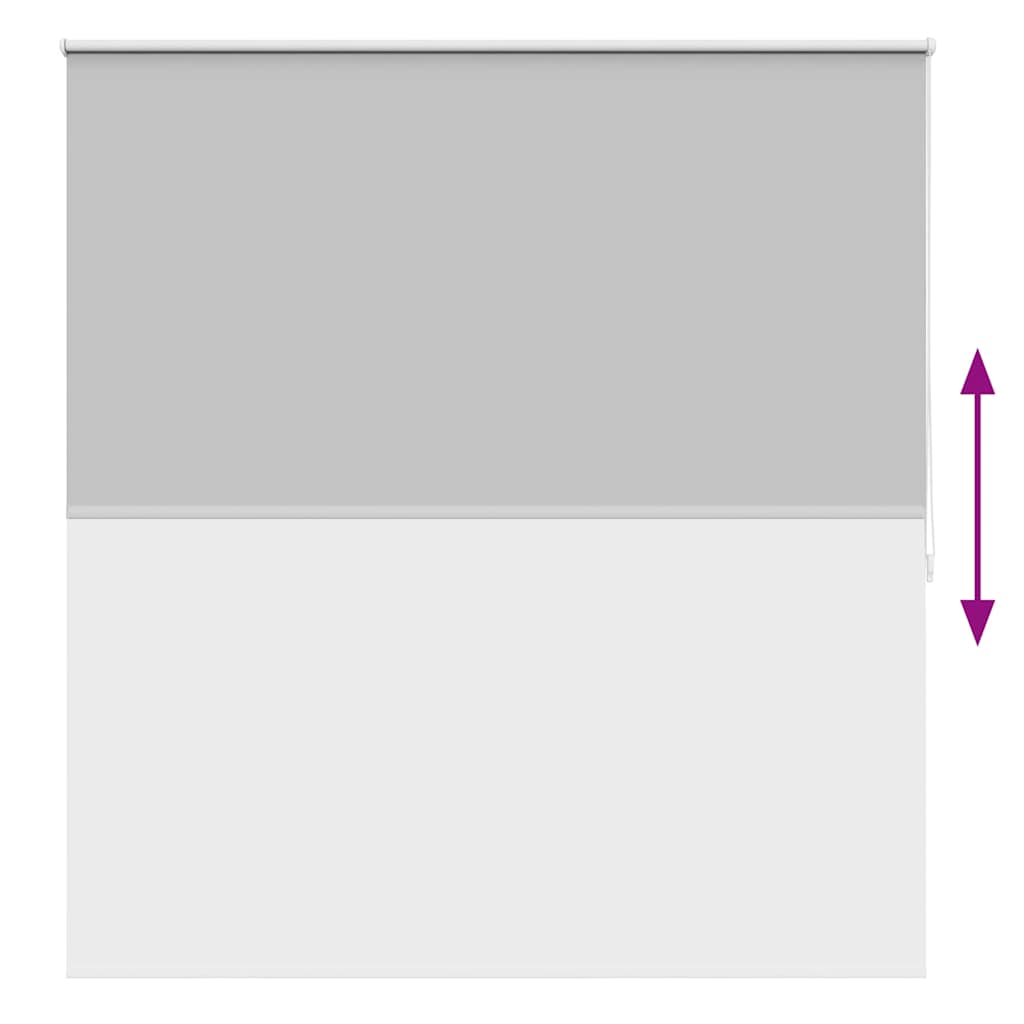 Blackout blind 164.4 x 175 cm, fabric width 160 cm, grey