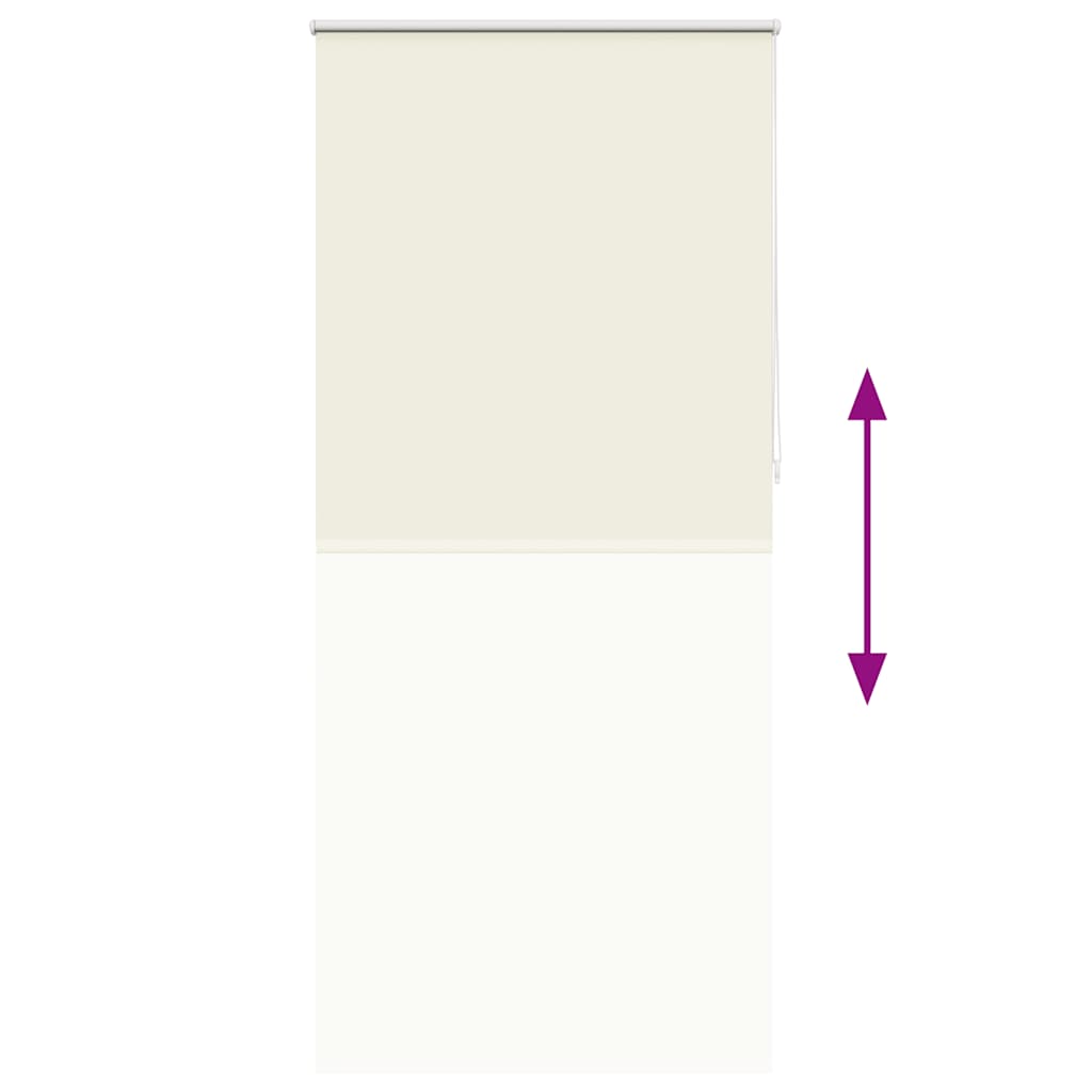 Store occultant 104,4 x 230 cm, largeur de tissu 100 cm, blanc cassé
