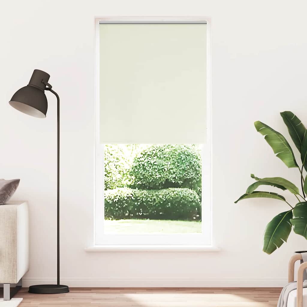 Store occultant 104,4 x 230 cm, largeur de tissu 100 cm, blanc cassé
