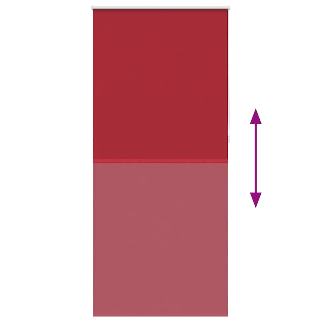 Store occultant 104,4 x 230 cm, largeur de tissu 100 cm, rouge