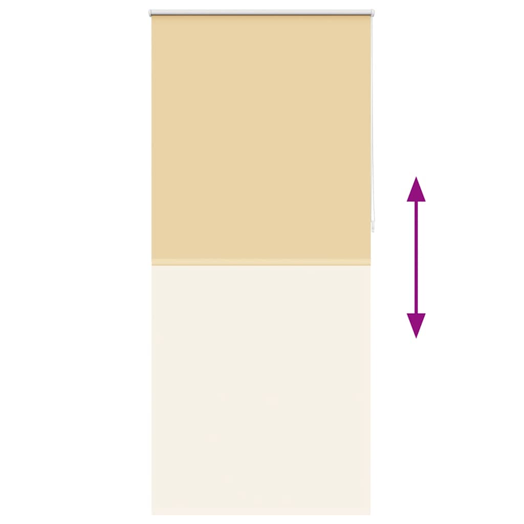 Store occultant 124,4 x 230 cm, largeur de tissu 120 cm, Beige