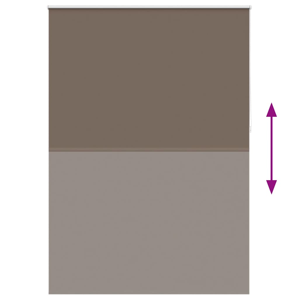 Store occultant 144,4 x 230 cm, largeur de tissu 140 cm, marron café