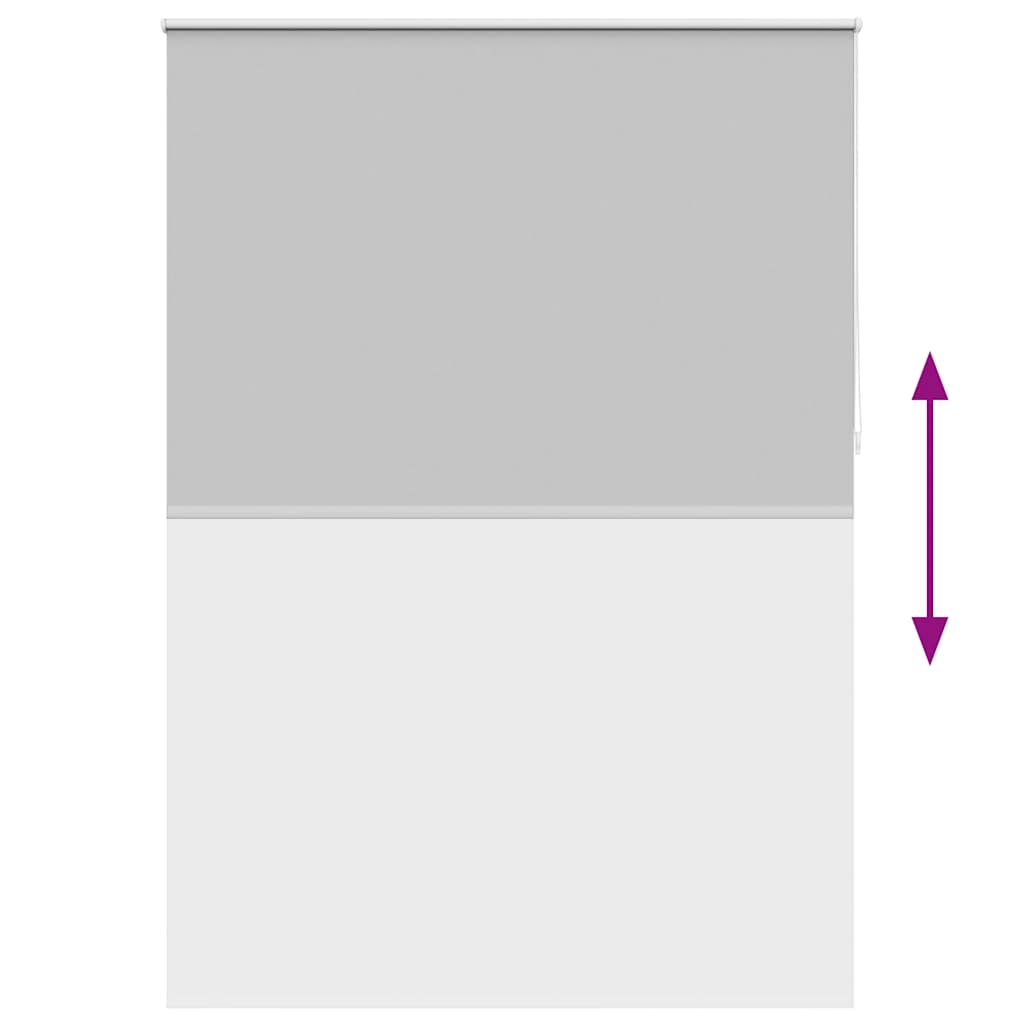 Store occultant 144,4 x 230 cm, largeur de tissu 140 cm, gris
