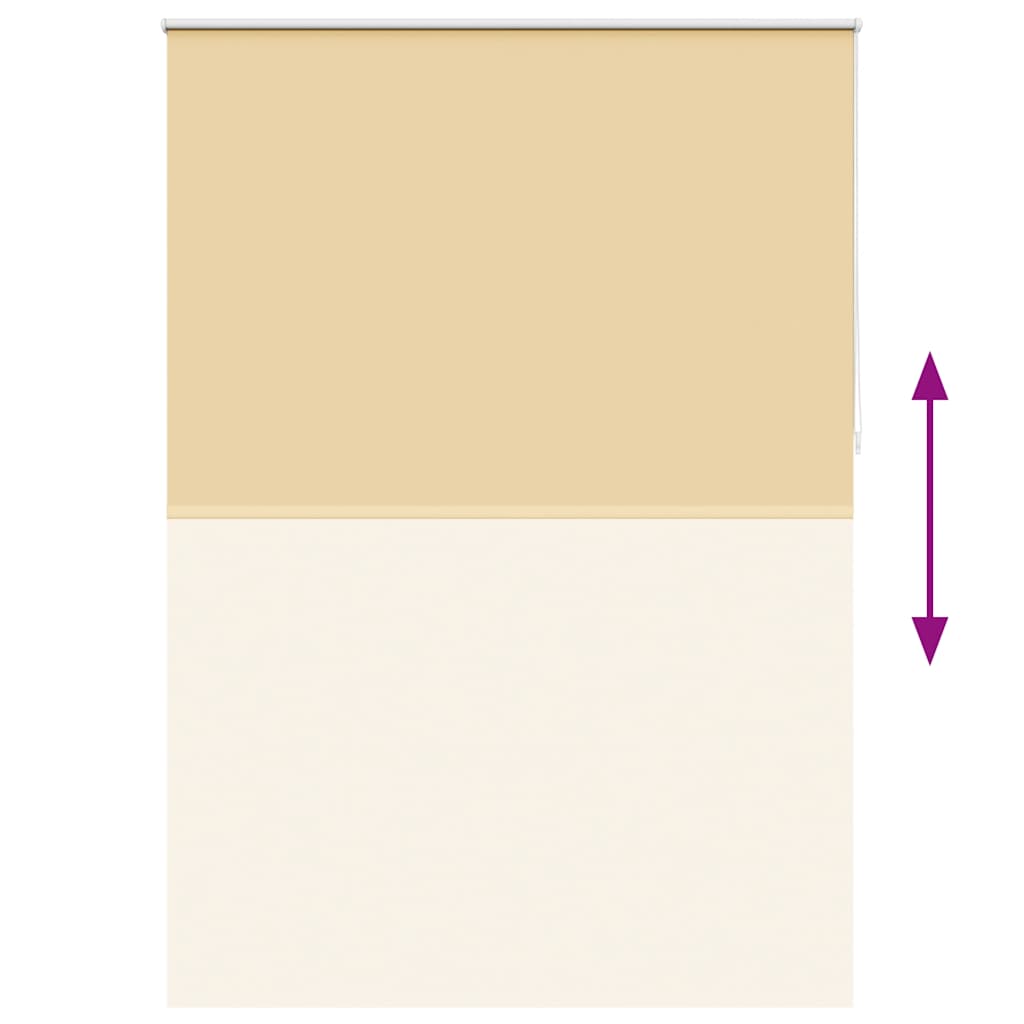 Blackout blind 164.4 x 230 cm, fabric width 160 cm, beige