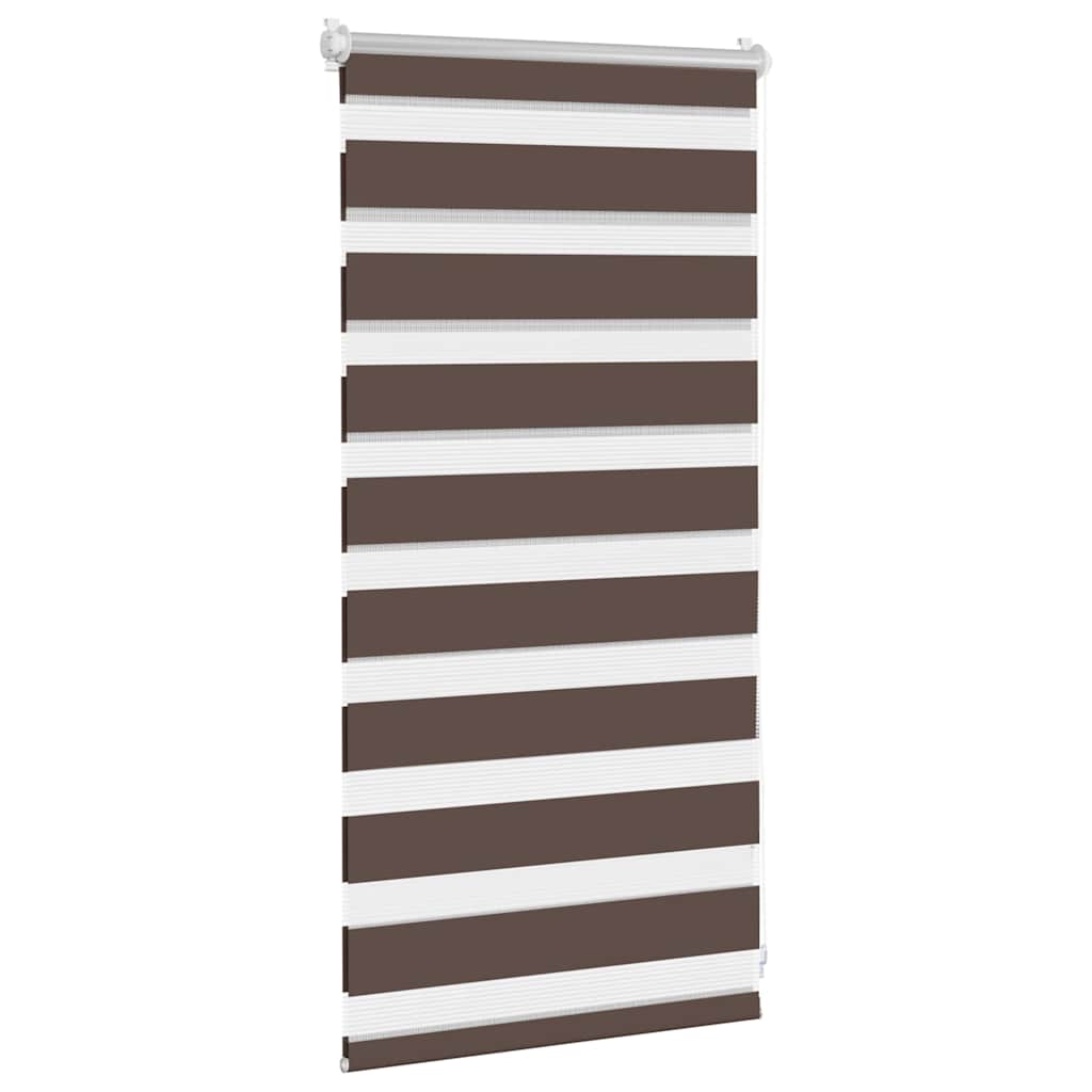 Store jour-nuit 40,9 x 100 cm, largeur du tissu 36,7 cm, marron café