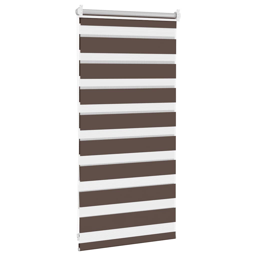 Store jour-nuit 40,9 x 100 cm, largeur du tissu 36,7 cm, marron café