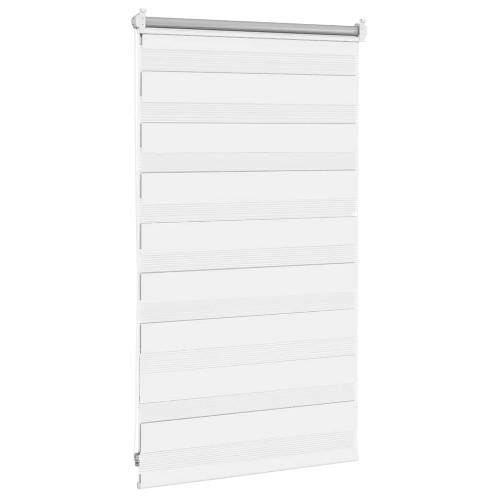 Zebra Blind 50.9 x 100 cm, fabric width 46.7 cm, White