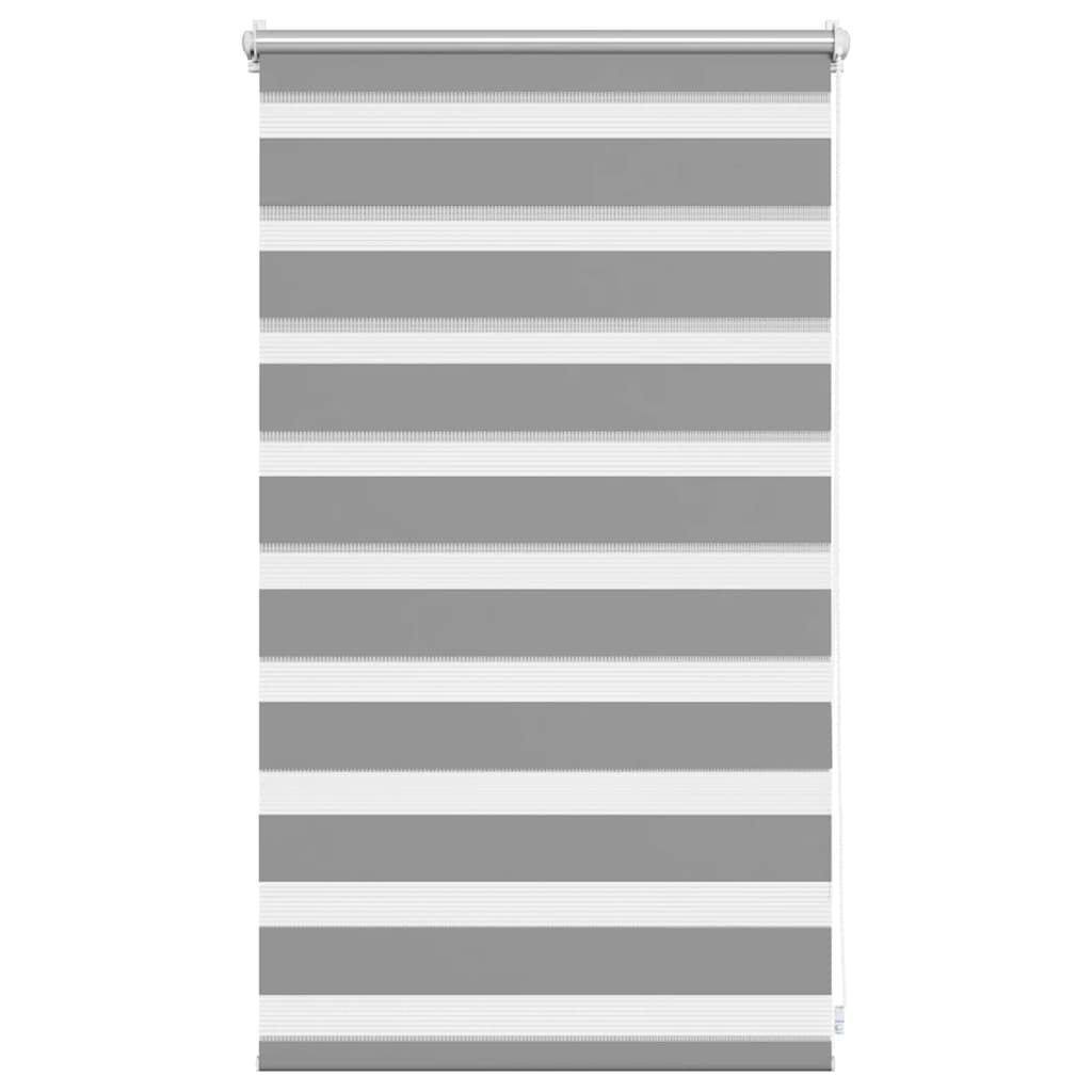 Zebra blind 50.9 x 100 cm, fabric width 46.7 cm, grey