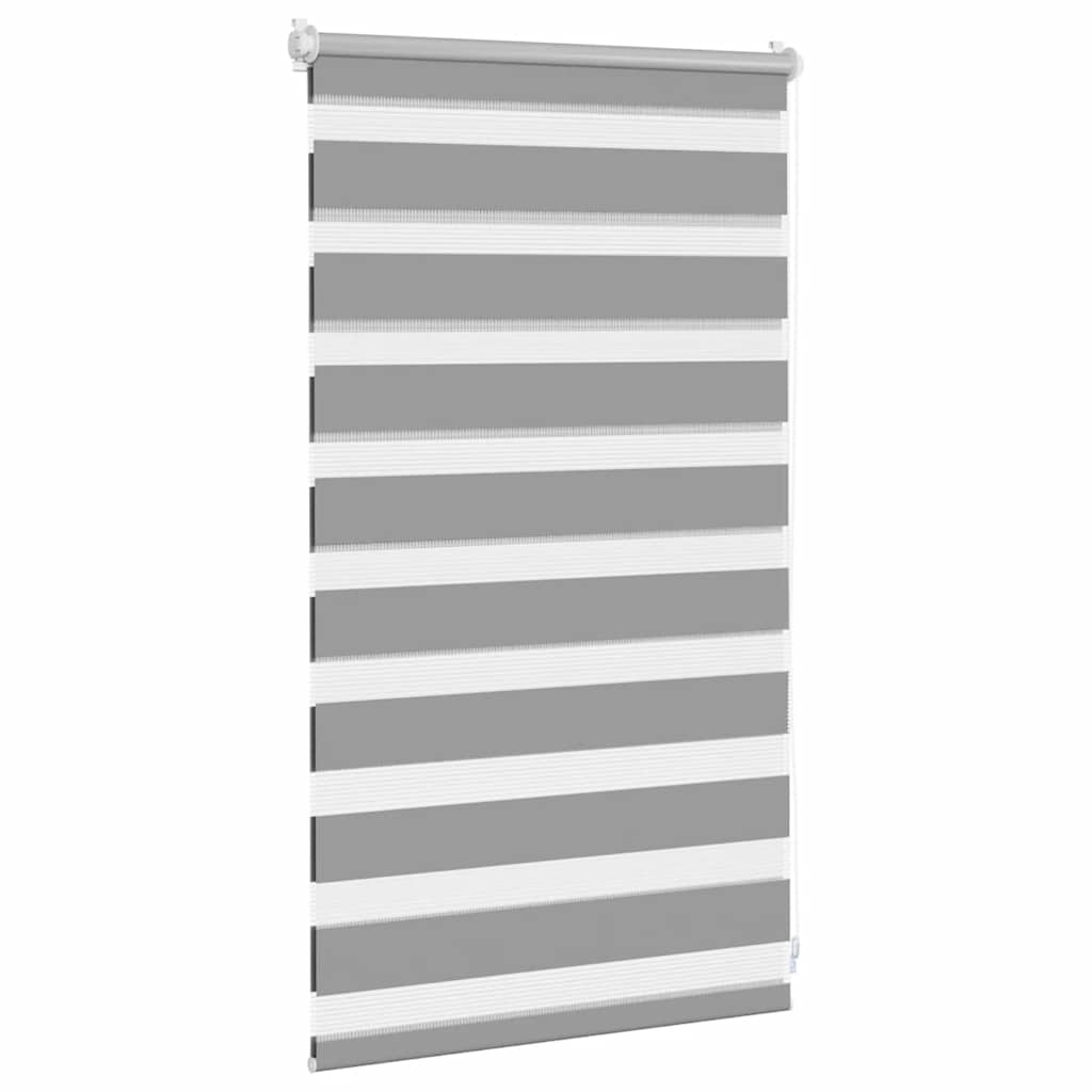 Zebra blind 50.9 x 100 cm, fabric width 46.7 cm, grey