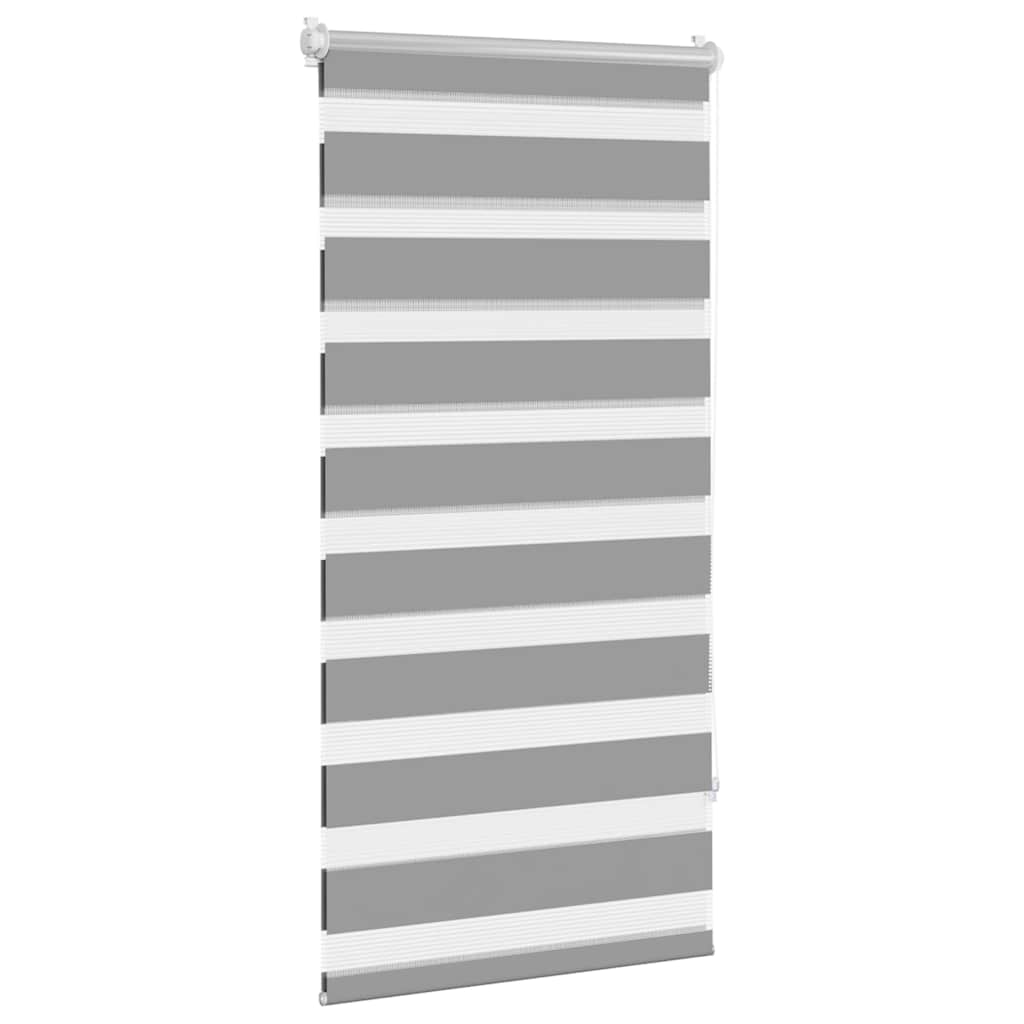 Store zébré 60,9 x 120 cm, largeur du tissu 56,7 cm, gris