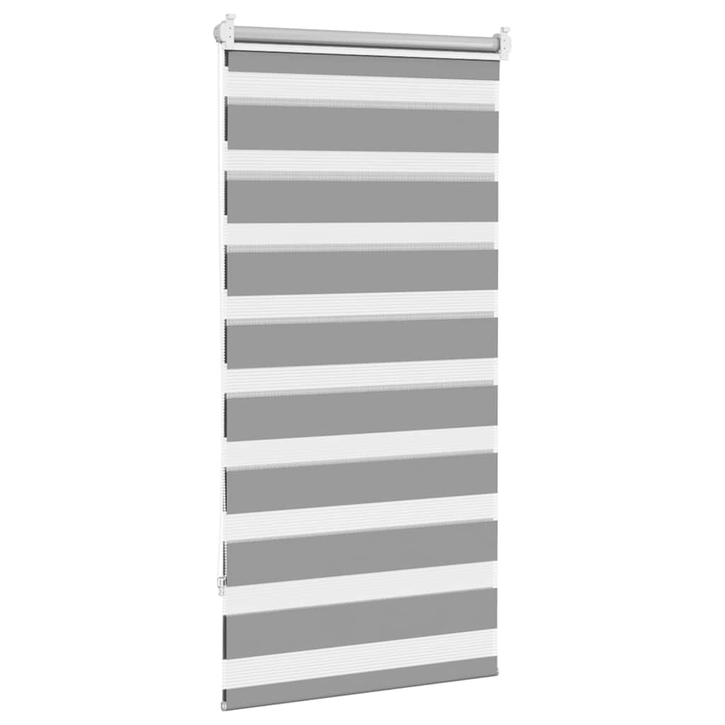 Store zébré 60,9 x 120 cm, largeur du tissu 56,7 cm, gris