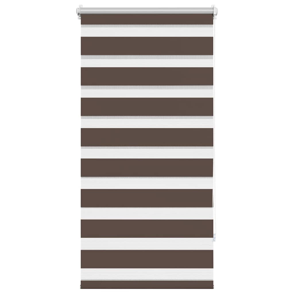 Zebra Shade 60.9 x 120 cm, Fabric Width 56.7 cm, Coffee Brown