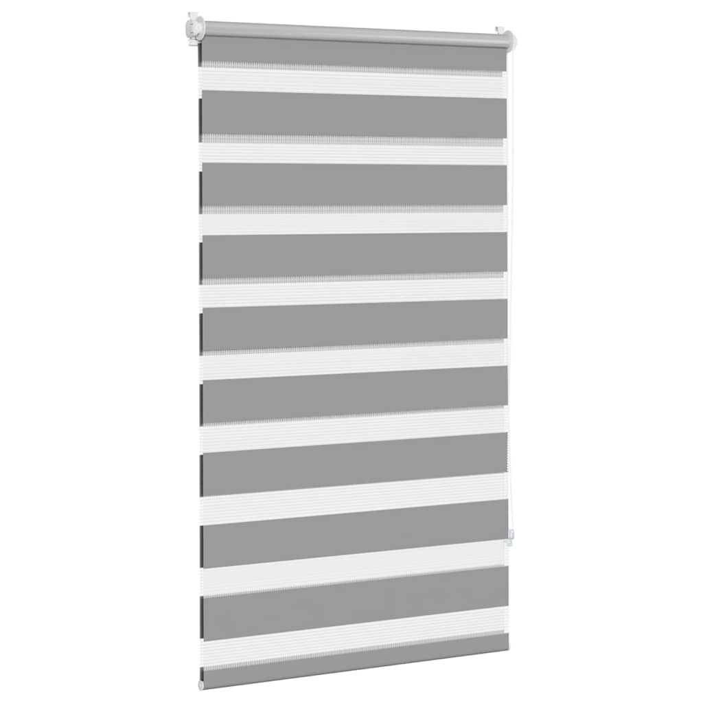 Zebra blind 70.9 x 120 cm, fabric width 66.7 cm, grey