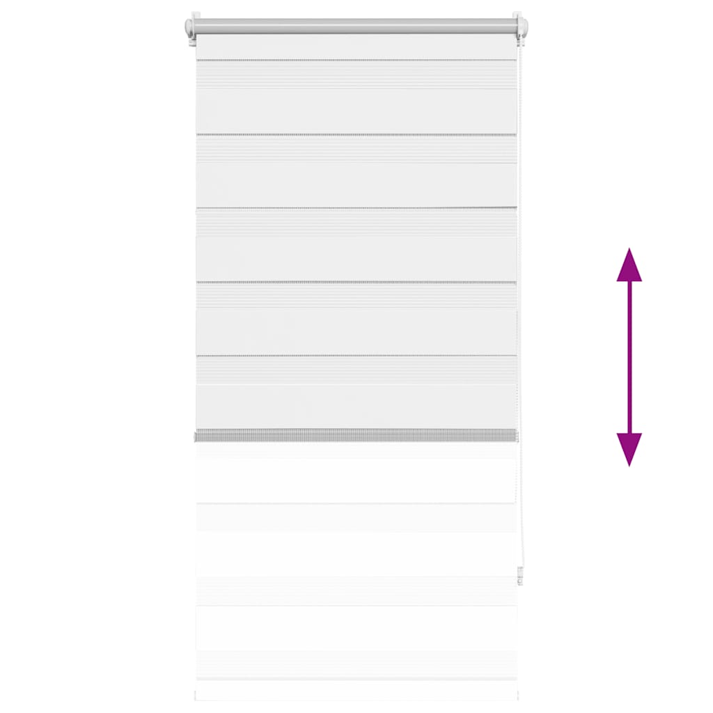 Store jour/nuit 80,9 x 150 cm, largeur du tissu 76,7 cm, blanc