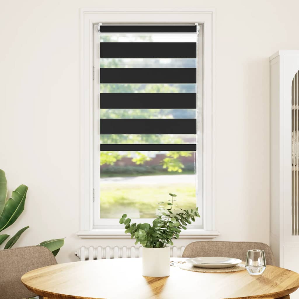 Store jour/nuit 80,9 x 150 cm, largeur de tissu 76,7 cm, noir