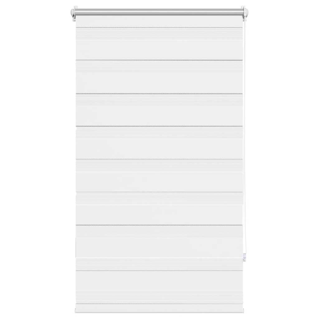 Zebra Roller Blind 90.9 x 150 cm, Fabric Width 86.7 cm, White