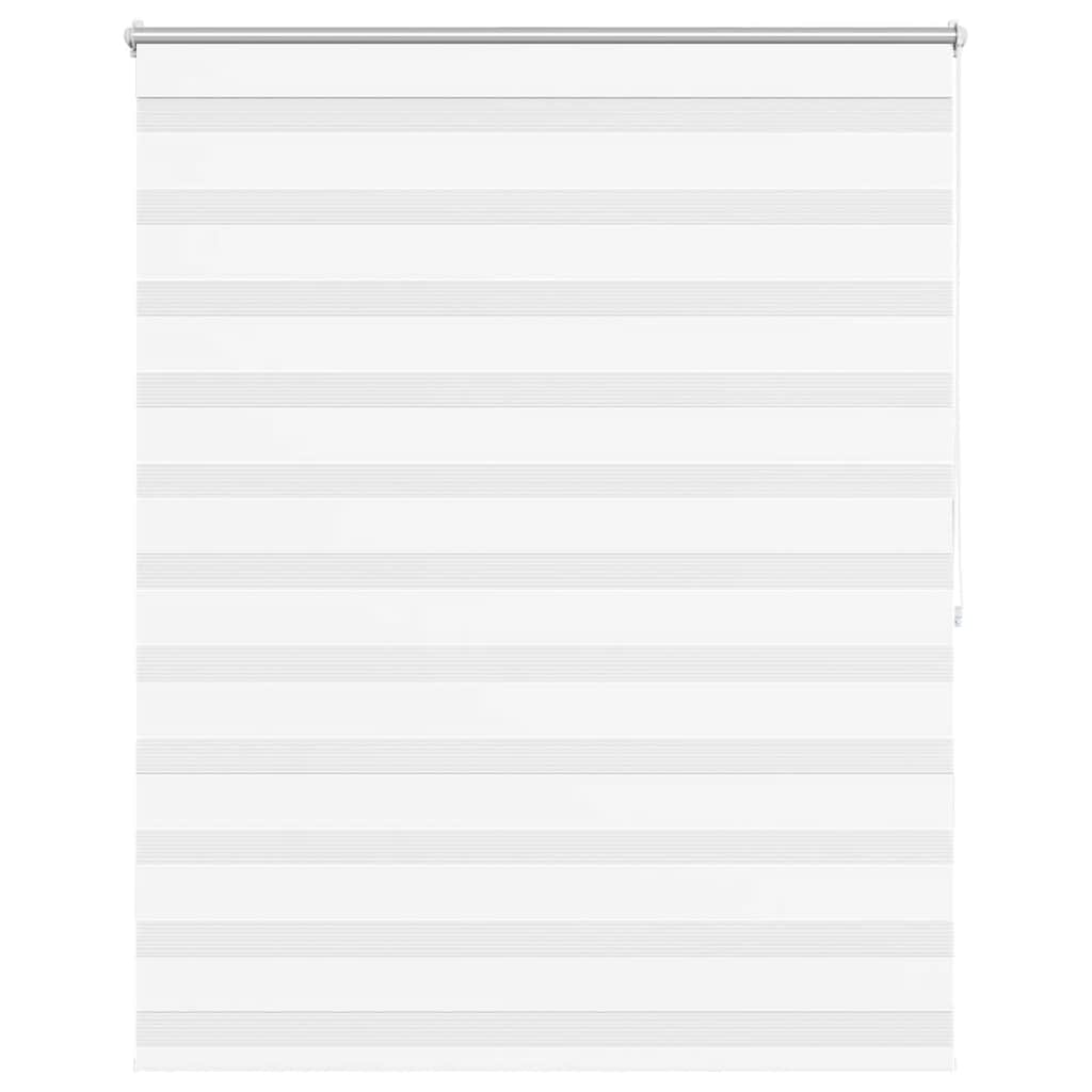 Zebra Roller Blind 120.9 x 175 cm, Fabric Width 116.7 cm, White