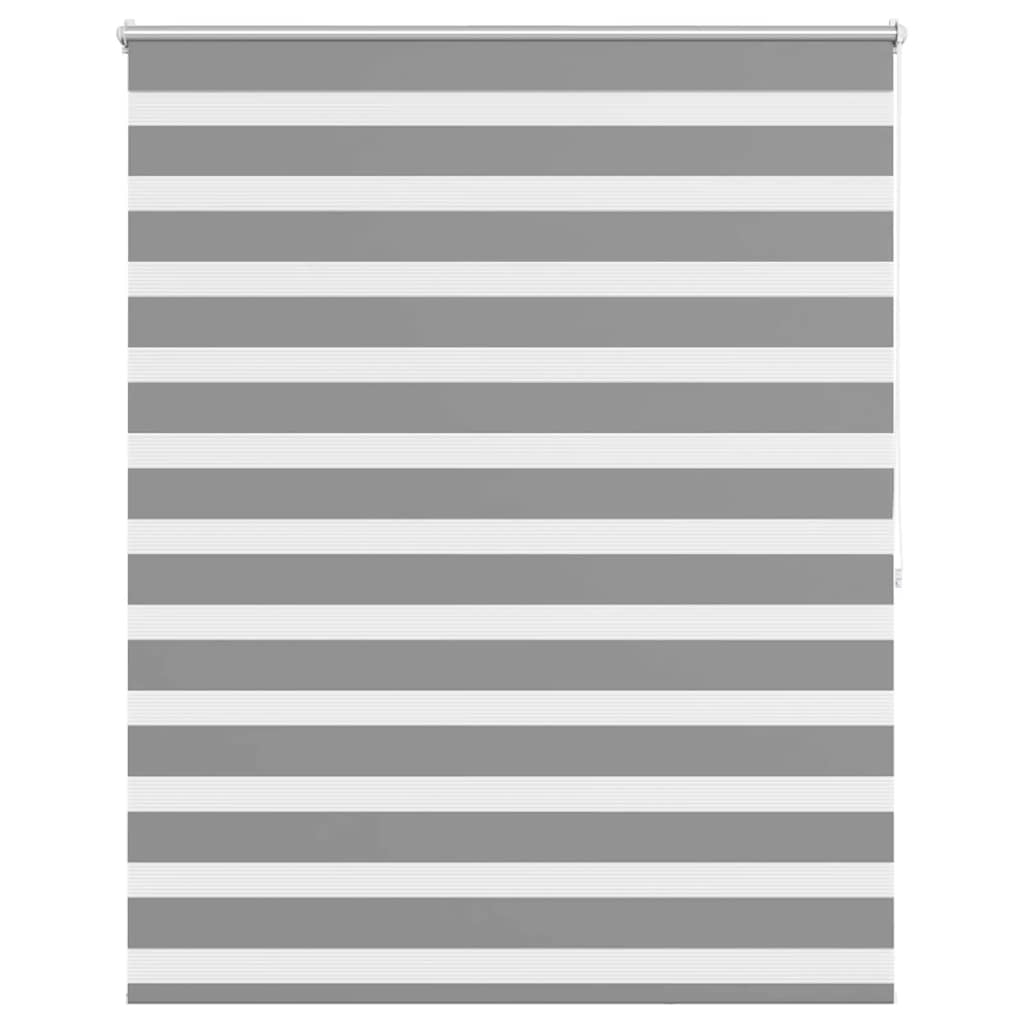 Zebra Pleated Blind 120.9 x 175 cm, Fabric width 116.7 cm, grey