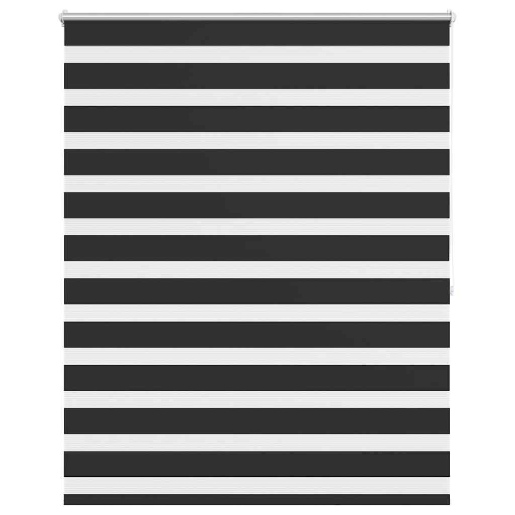 Zebra-Rollo 120,9 x 175 cm, Stoffbreite 116,7 cm, schwarz
