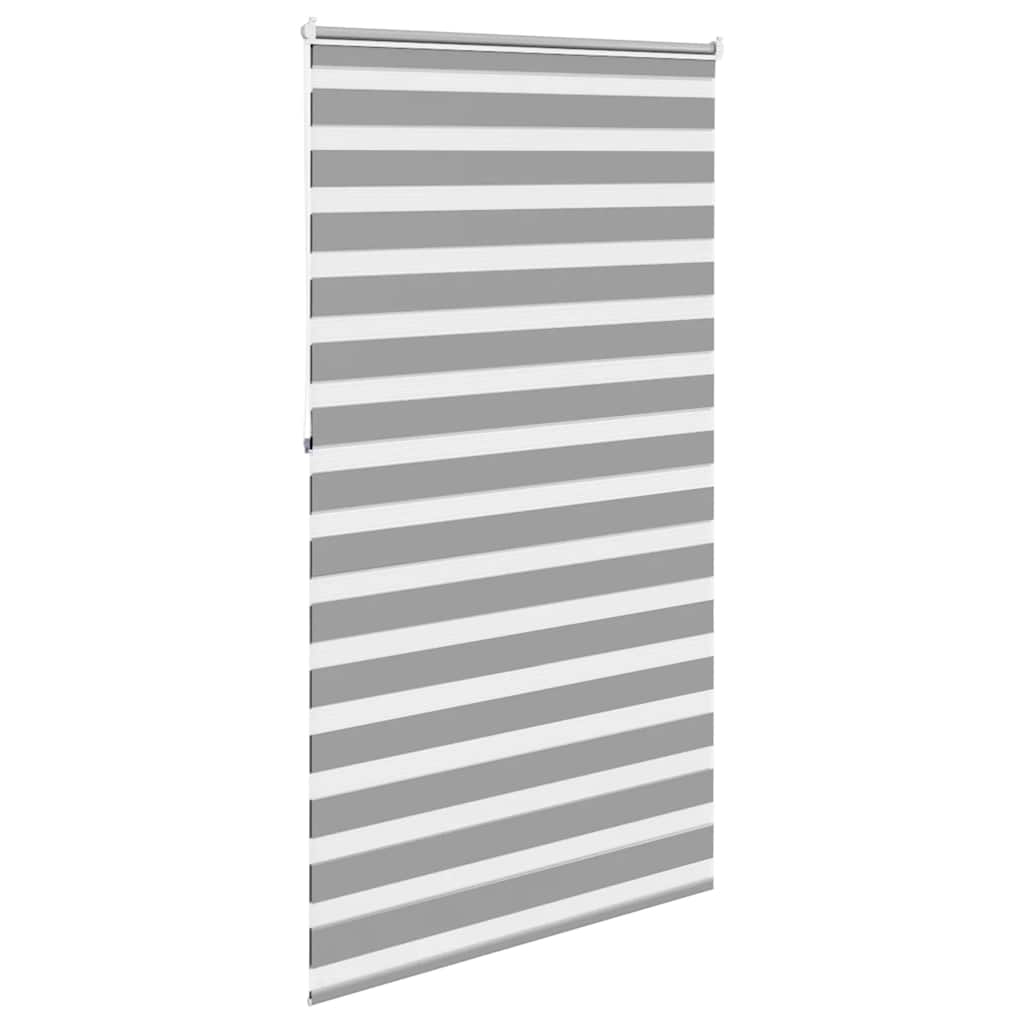 Zebra-Rollo 120,9 x 230 cm, Stoffbreite 116,7 cm, grau