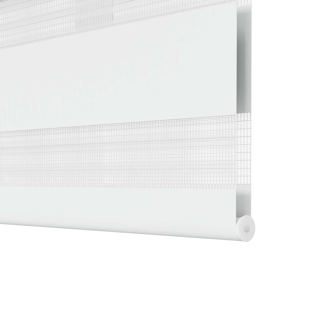 Store zébré 40,9 x 100 cm, largeur du tissu 36,7 cm, blanc