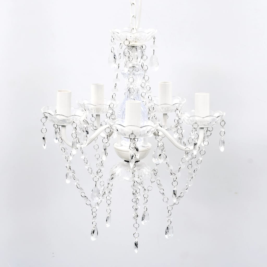 Lustre 5 lumières Transparent