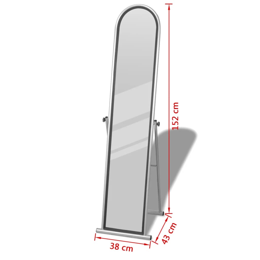 Floor mirror dressing mirror full-length mirror grey