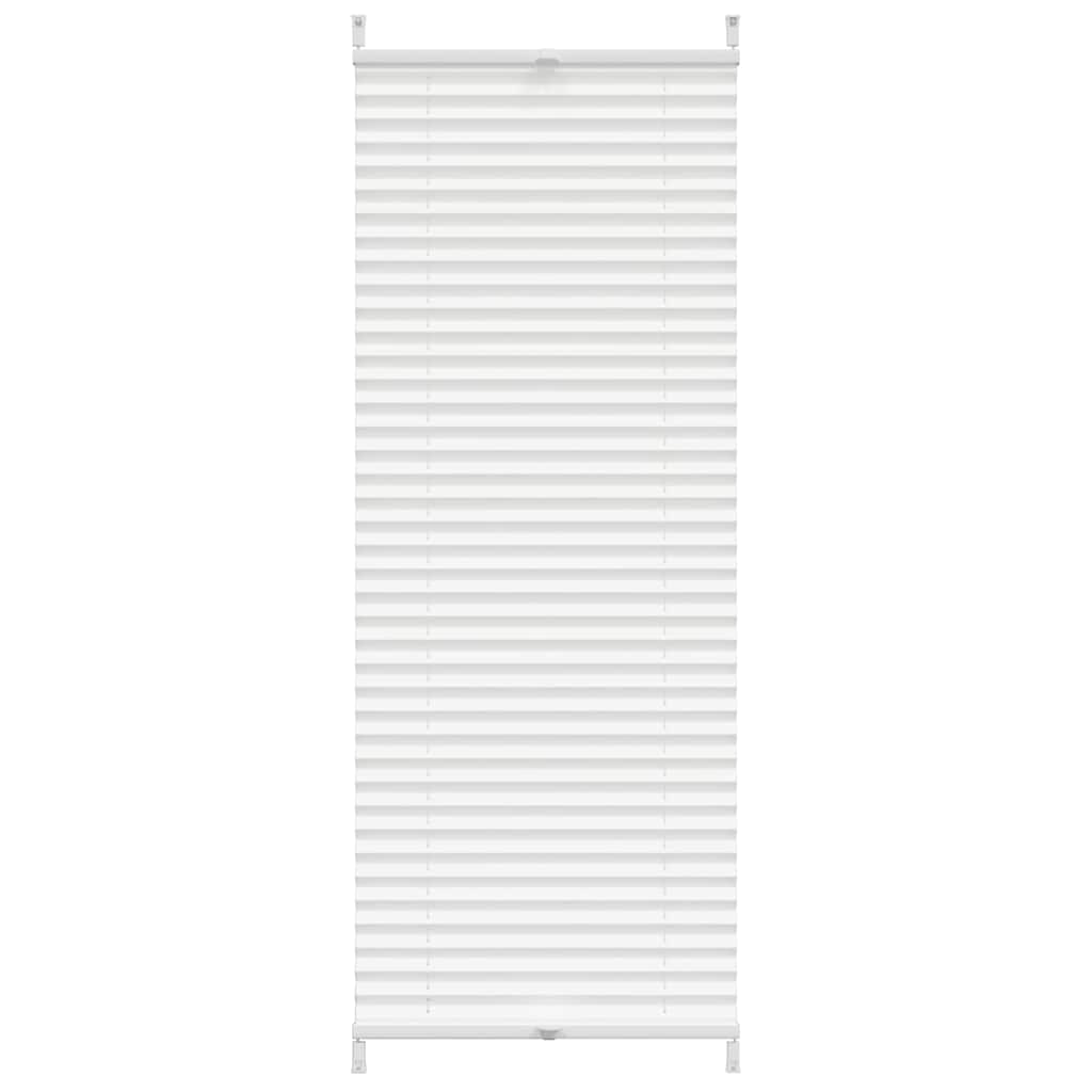 Pleated Blind Roller Blind Pleated Roller Blind 40x125cm White