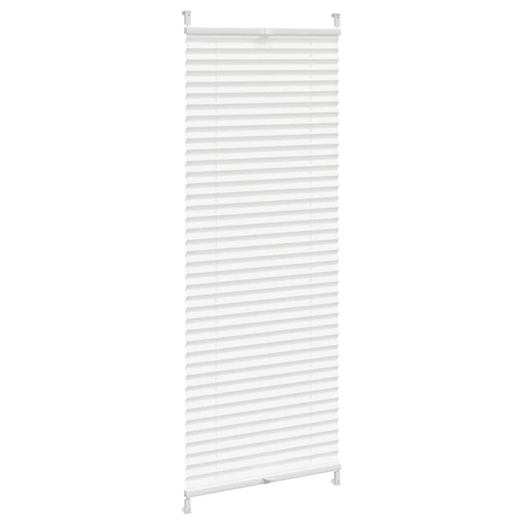 Pleated Blind Roller Blind Pleated Roller Blind 40x125cm White