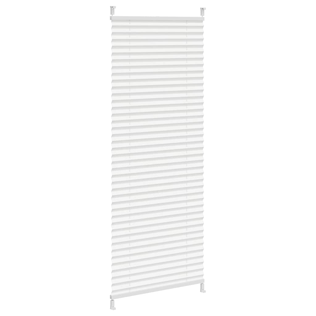 Pleated Blind Roller Blind Pleated Roller Blind 40x125cm White