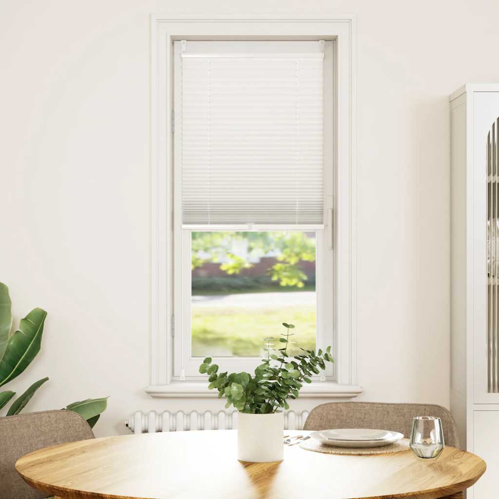 Pleated Blind Roller Blind Pleated Roller Blind 40x125cm White