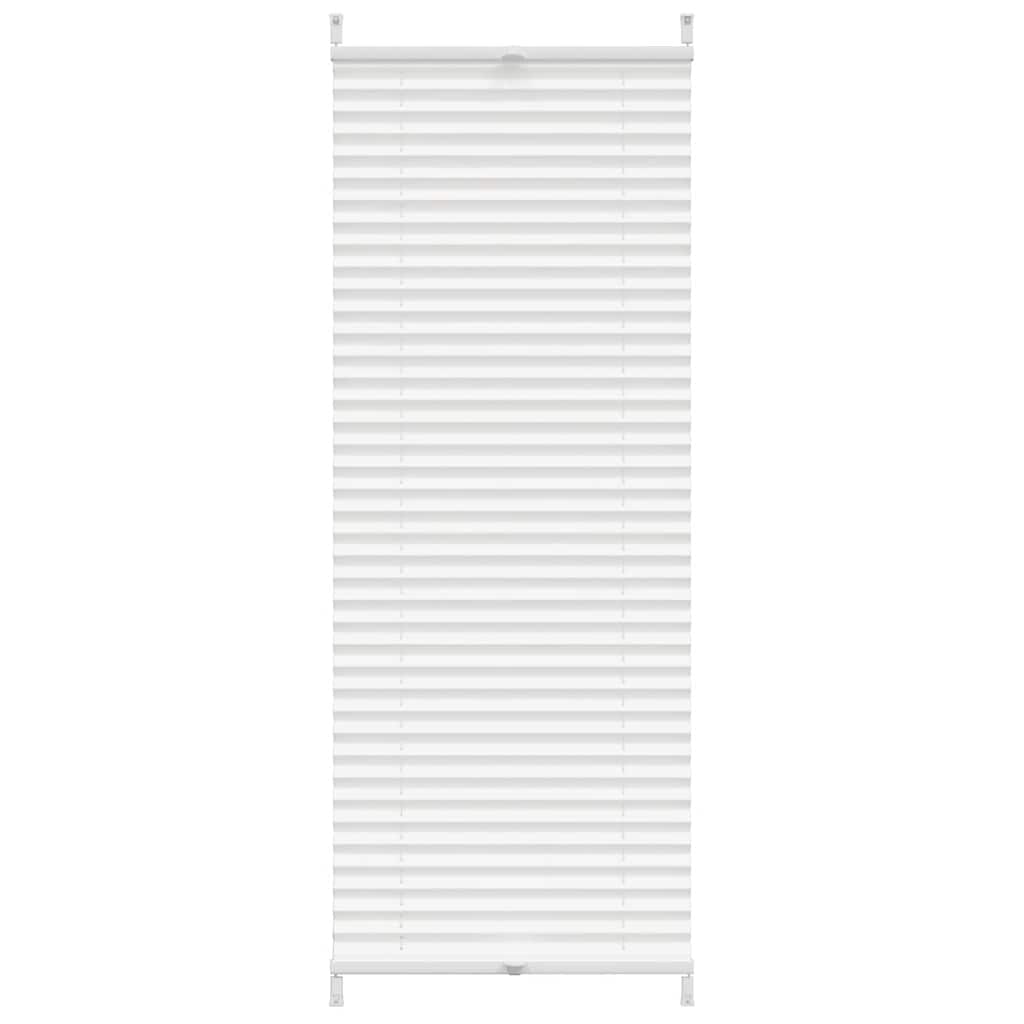 Pleated Blind Pleated Shade Roller Blind 40x150cm White