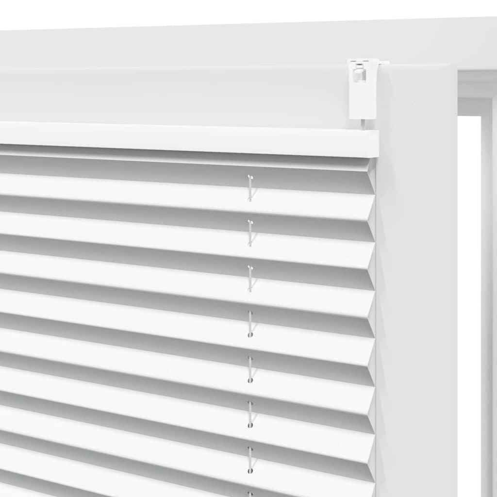 Store plissé occultant 60×125 cm Blanc