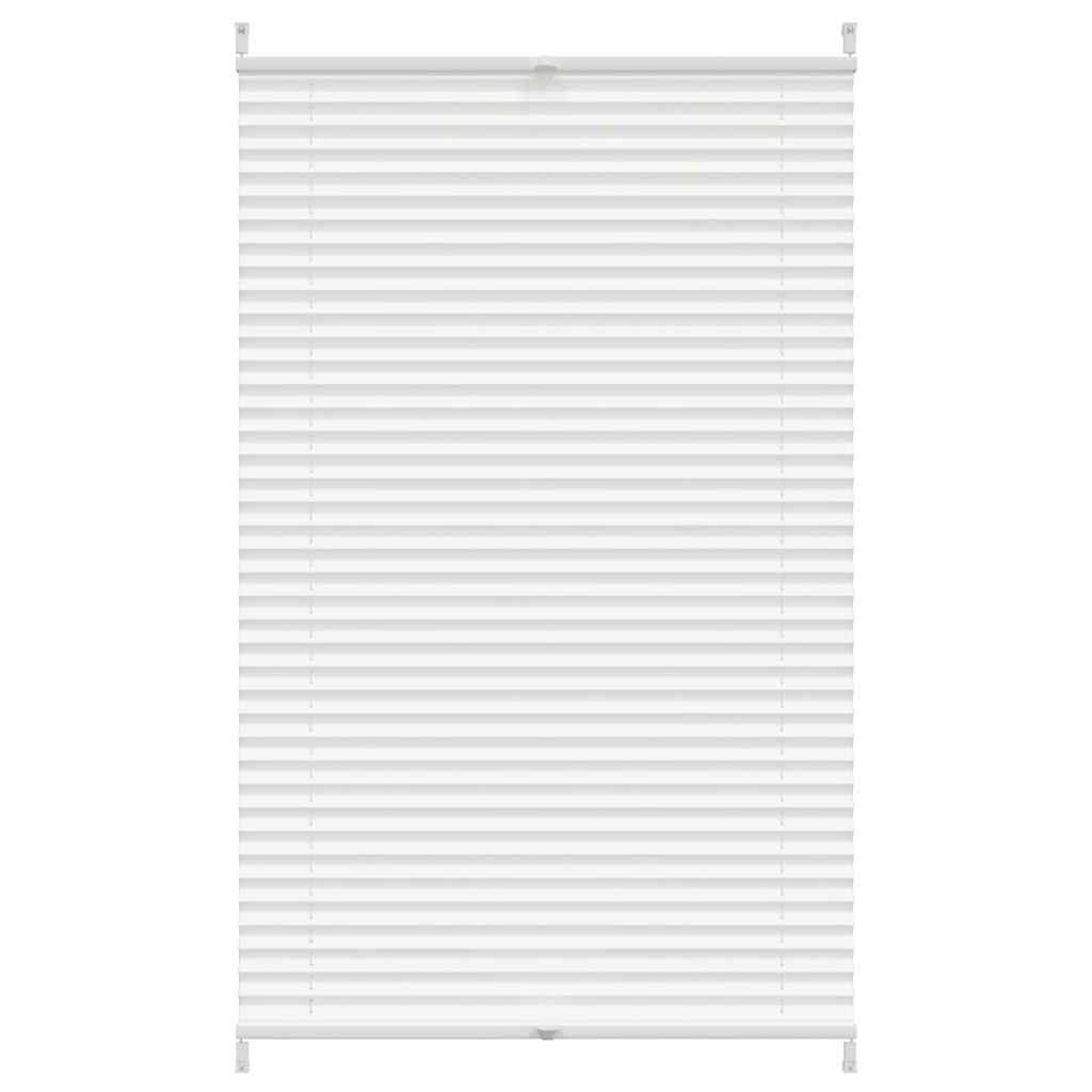 Blackout pleated blind 70x150 cm White