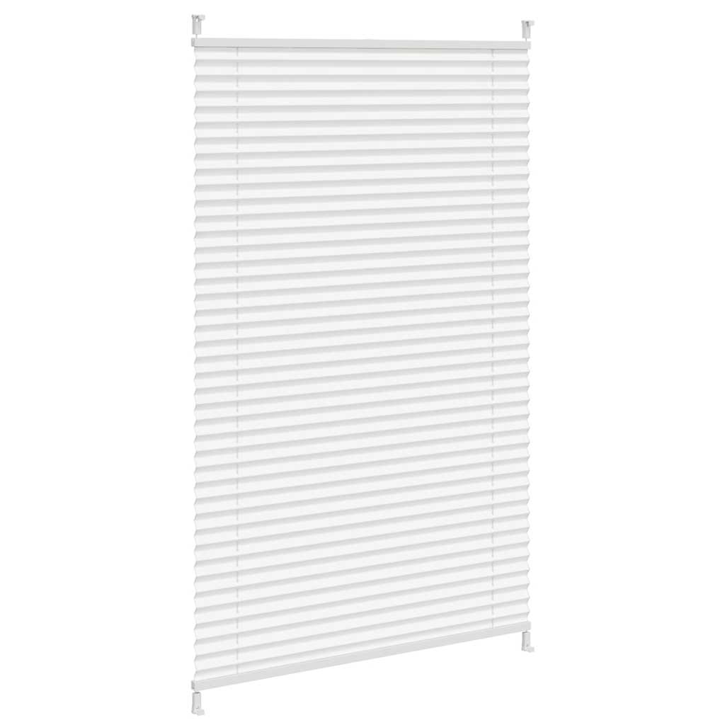 Blackout pleated blind 70x150 cm White
