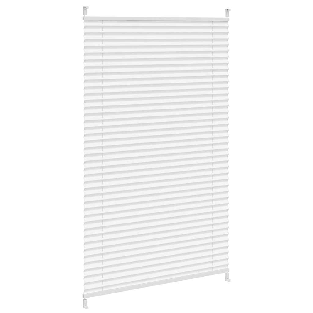 Blackout Pleated Blind 90x100 cm White
