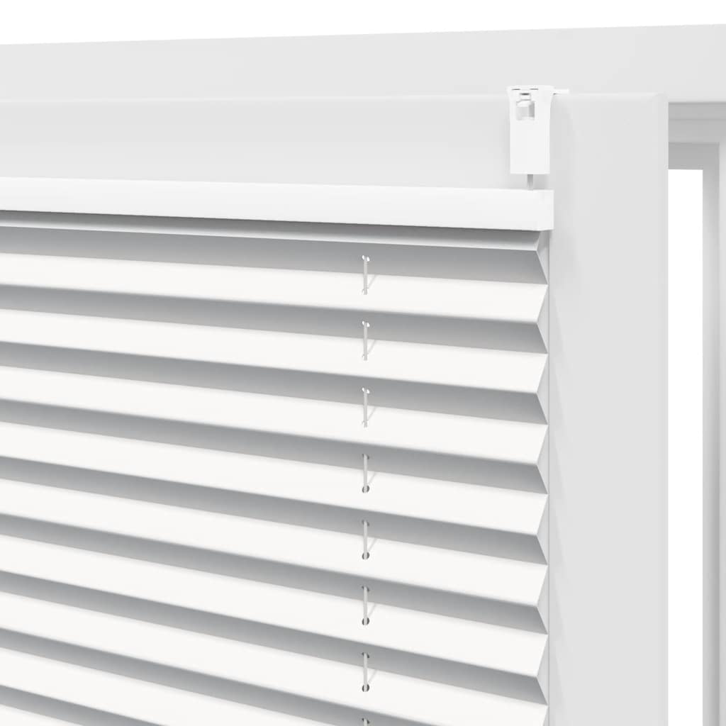 Blackout Pleated Blind 90x100 cm White