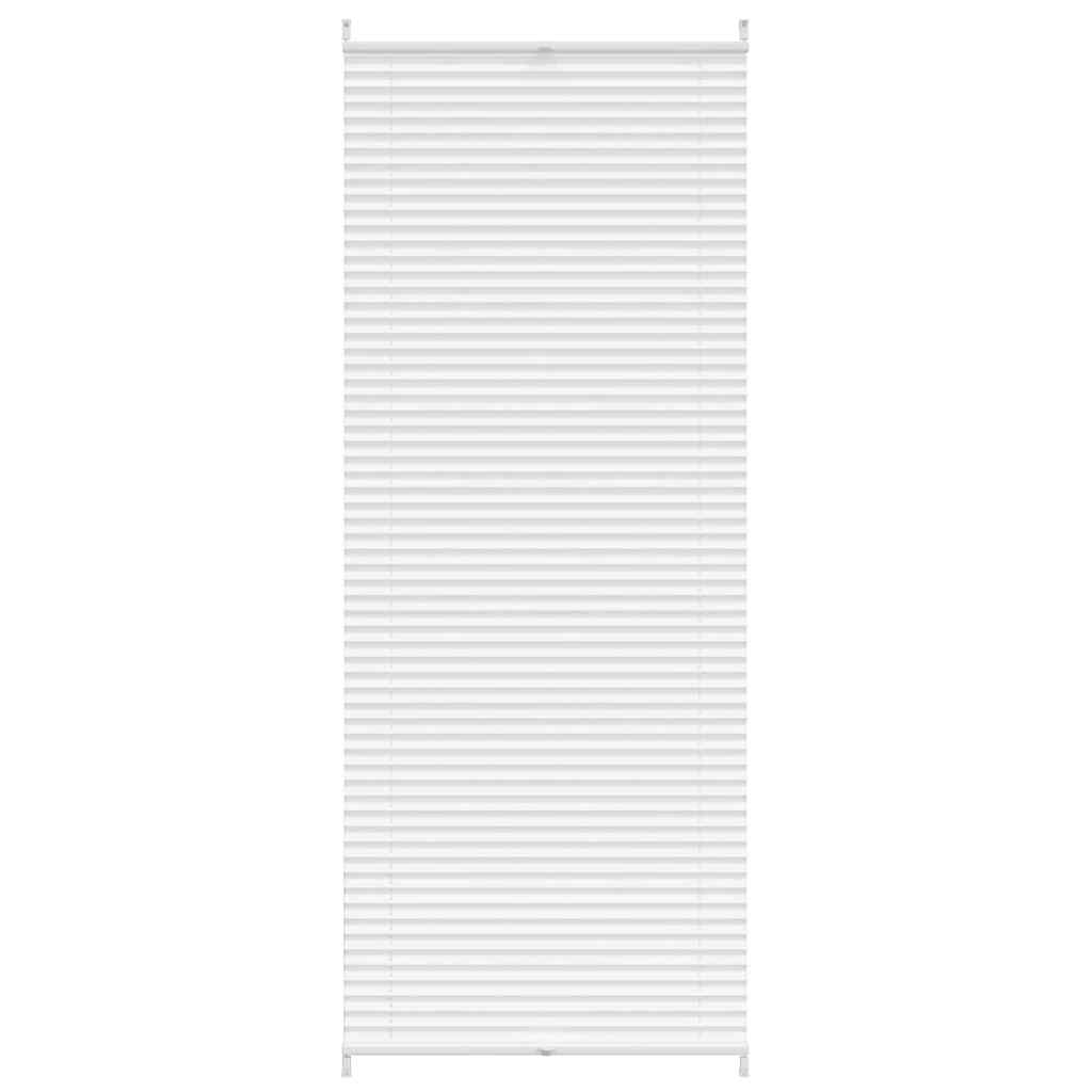Blackout pleated blind 90×200 cm White