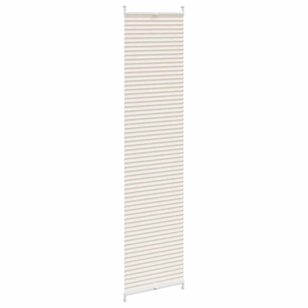 Pleated Blind Roller Blind Pleated Roller Blind 40x200cm Cream