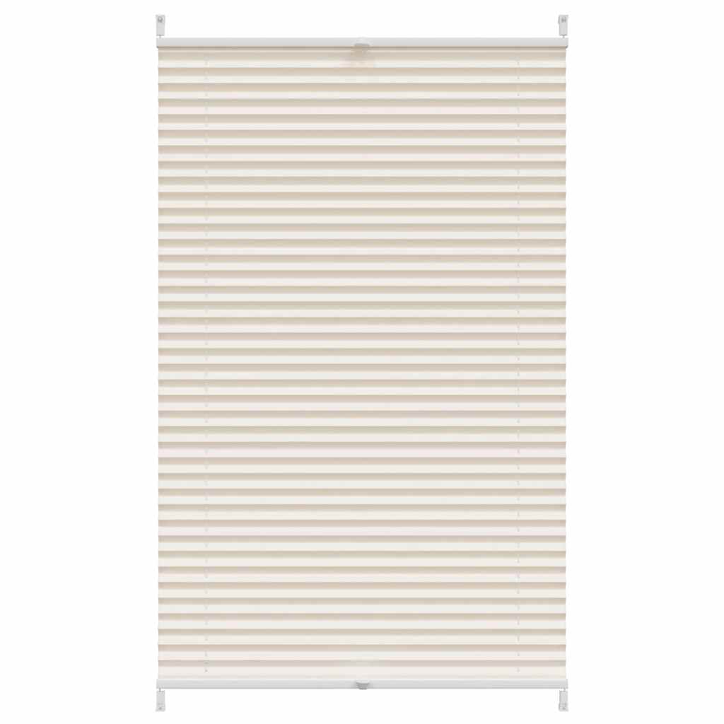 Pleated Blind Roller Blind Pleated Roller Blind 70x125cm Cream
